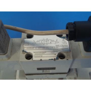 Mannesmann Rexroth 4WRKE10W4-50-2X/6A24Z9/D3M Hydraulic Valve Assembly