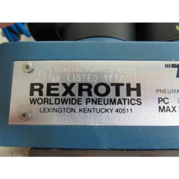 REXROTH PJ35771 PNEUMATIC DIRECTIONAL CONTROL VALVE 150PSI 120V 22VA 12W NNB