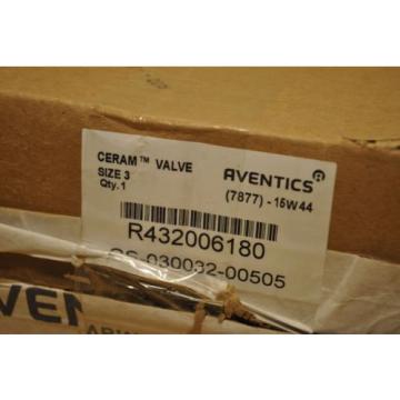 Aventics Rexroth R432006180 Ceramic Valve Size 3