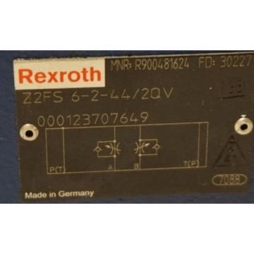 Origin REXROTH Z2FS 6-2-44/2QV FLOW CONTROL VALVE Z2FS6244/2QV