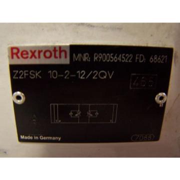 Origin REXROTH DOUBLE THROTTLE HYDRAULIC CHECK VALVE Z2FSK 10-2-12/2QV