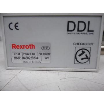 USED Rexroth R480229334 DDL LP04 Series Valve Terminal System Module 0820062101