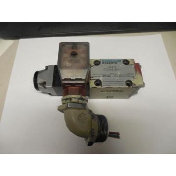 REXROTH SOLENOID VALVE 4WE6D51/AW110N9Z55L w/ WU35-4-A 304