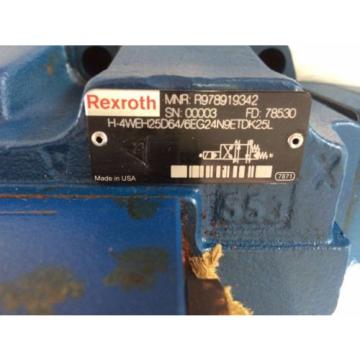 REXROTH 4WE6D62/EG24N9DK25L,H-4WEH25D64/6EG24N9ETDK25L VALVE 24V,R978919342,