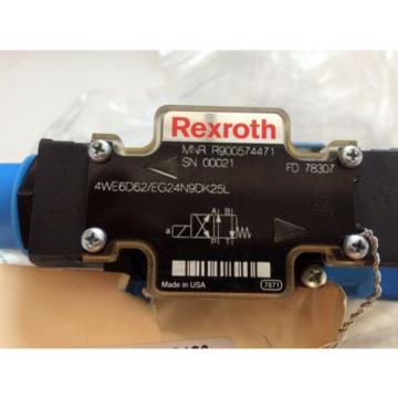 REXROTH 4WE6D62/EG24N9DK25L,H-4WEH25D64/6EG24N9ETDK25L VALVE 24V,R978919342,