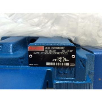 REXROTH 4WE6D62/EG24N9DK25L,H-4WEH25D64/6EG24N9ETDK25L VALVE 24V,R978919342,