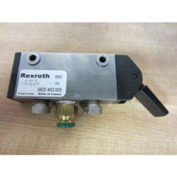 Rexroth Bosch Group 0820403005 Manually Operated Level Valve - Used