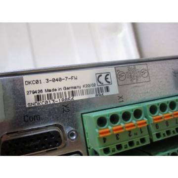 REXROTH INDRAMAT DKC013-040-7-FW