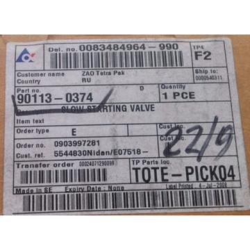 Origin REXROTH Shut off valve  R404030182 0821300935 Tetra 90113-0374