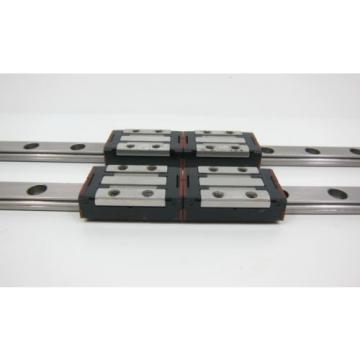 Pair of Rexroth 7210 Dual Block RO44281301 + 330mm Slide Rail