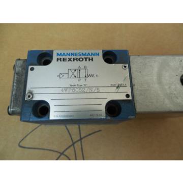 Mannesmann Rexroth Solenoid Valve 4WP6C52/N/5 4WP6C52N5 RR00885051 Used