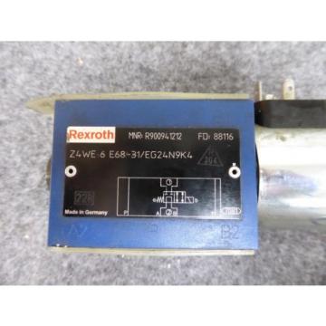 Origin REXROTH DIRECTIONAL VALVE # Z4WE6E68-31/EG24N9K4