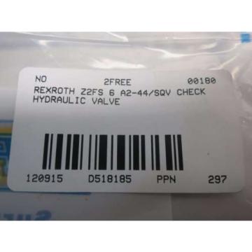 Origin REXROTH Z2FS 6 A2-44/2QV HYDRAULIC CHECK VALVE D518185