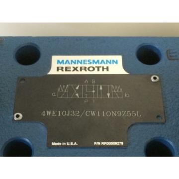 MANNESMANN REXROTH HYDRAULIC DIRECTIONAL VALVE 4WE10J32/CW110N9Z55L RR00009279