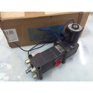 REXROTH  PD400031-1400 1/2#034;  Pilotir 3 port Solenoid Valve 1/2 in, 120 v AC