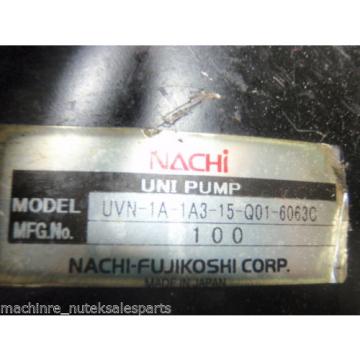 Nachi Pump UVN-1A-1A3-15-4-Q01-6063C  UVN1A1A3154Q6063C_4P-15kW_TWF4817YF