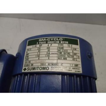 Sumitomo SM-CYCLO 3PH Induction Motor TC-F