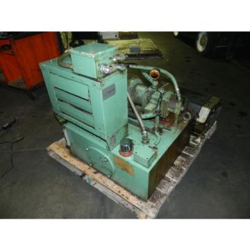 Rexroth 5 HP Hydraulic Unit, 27 Gal Cap, 2PV2V3-30 pumps, Used, Warranty