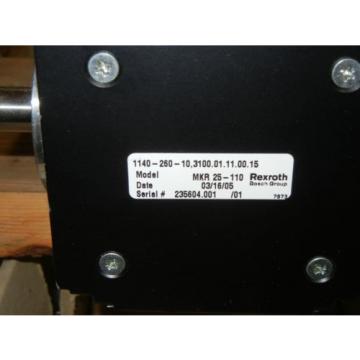 REXROTH 1140-260-10,310001110015 Origin MODEL MKR 25-110 HIRATA LINEAR SLIDE