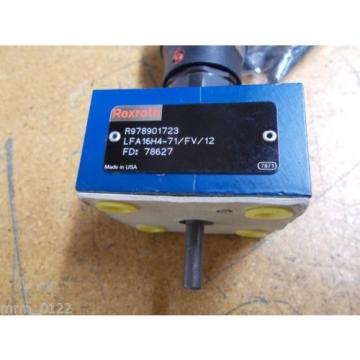 Rexroth R978901723 LFA16H4-71/FV/12 Regulator Valve origin