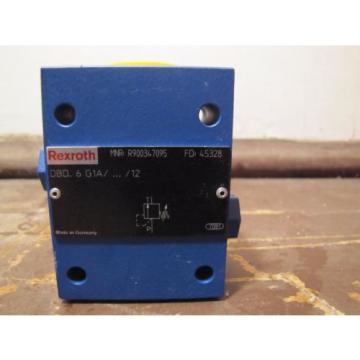 Origin Bosch Rexroth DBD 6 G1X/12 Direct Operated Pressure Relief Valve, R900347095