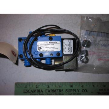 REXROTH SOLENOID VALVE P-069883-00001---110 VAC 50/60 HZ---NSN 4810-01-235-3605