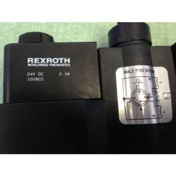 REXROTH GS-040042-00909 CERAM PNEUMATIC VALVE, 24VDC, 21W, 150-PSI BC