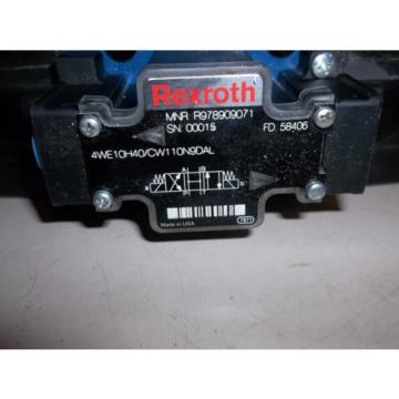 Origin REXROTH 4WE10H40/CW110N9DAL DIRECTIONAL CONTROL VALVE Z2FS 10-5-31V  LL2