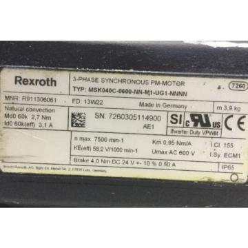 GETRIEBEMOTOR  SEW+Rexroth  // SAF37 AQH80/3 + MSK 040C-0600-NN-M1-UG1-NNNN