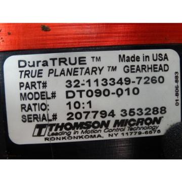 Rexroth Indramat Permanent Magnet Motor MKD041B-144-GG0-KN W/Dura True Gearhead