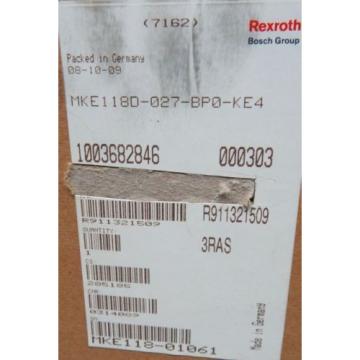 Rexroth Permanent Magnet Motor MKE 118D-027-BPO-KE4 - unused/OVP -