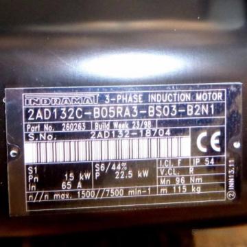 Bosch REXROTH Indramat Servomotor 2AD132C-B05RA3-BS03-B2N1 OVP