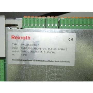 REXROTH INDRAMAT DKCXX3-040-7 USED ECO DRIVE DKCXX30407