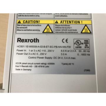 Rexroth Indramat  HCS011E-W009 IndraDrive Cs Rexroth Servosteller unbenutzt OVP