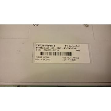 REXROTH INDRAMAT RME122-32-DC024 INPUT MODULE -- 0% VAT INVOICE --