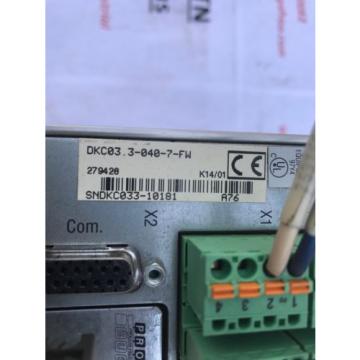 Rexroth Indramat DKC033-040-7-FW EcoDrive Used