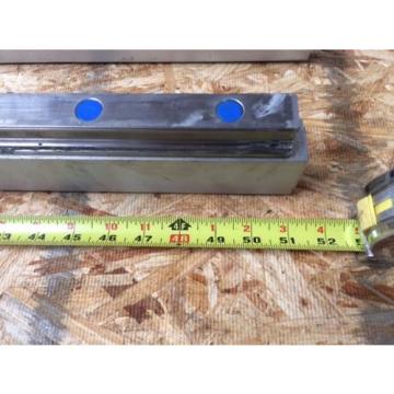 REXROTH  2 Rails  Guide Linear bearing CNC Route  model 7873 7210 13Q1 50#034;