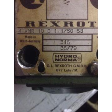 Rexroth 4 WMR 10 D 11/so 53 Limit Valve USED