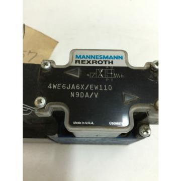 Origin REXROTH HYDRAULIC SOLENOID VALVE 4WE6JA6X/EW110N9DA/V