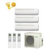 9k + 9k + 12k Btu Daikin Tri Zone Ductless Wall Mount Heat Pump Air Conditioner