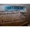 Origin BOSCH REXROTH SIZE 65 RUNNER BLOCK BALL RAIL 1651-614-10 #3 small image