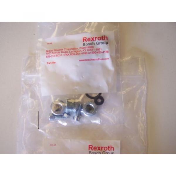 Qty 4 Rexroth / Bosch 901-HN1TF Pneumatic Valve Manifold Base Kits origin #3 image