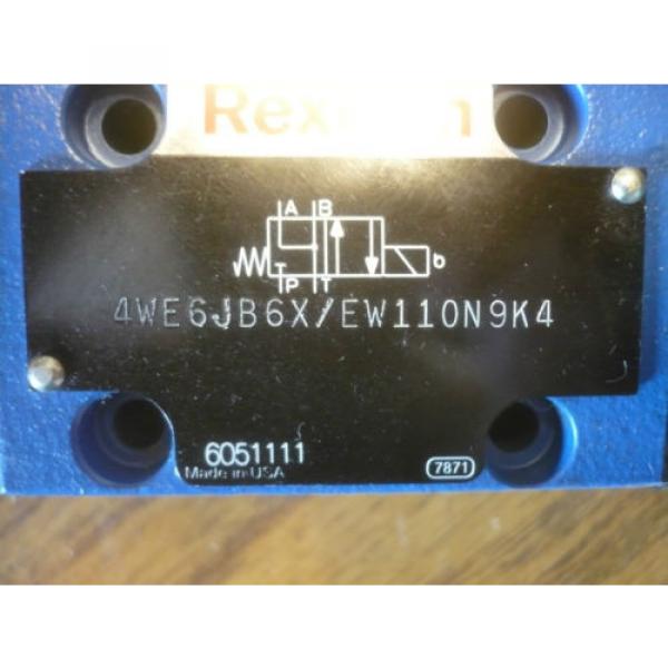 origin Rexroth 4WE6JB6X/EW110N9K4 Directional Control Valve #3 image