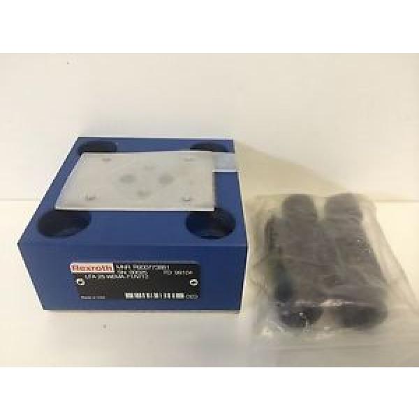 Origin REXROTH HYDRAULIC VALVE MANIFOLD R9007737881 FD: 99104 LFA25 WEMA-71/V/12 #1 image