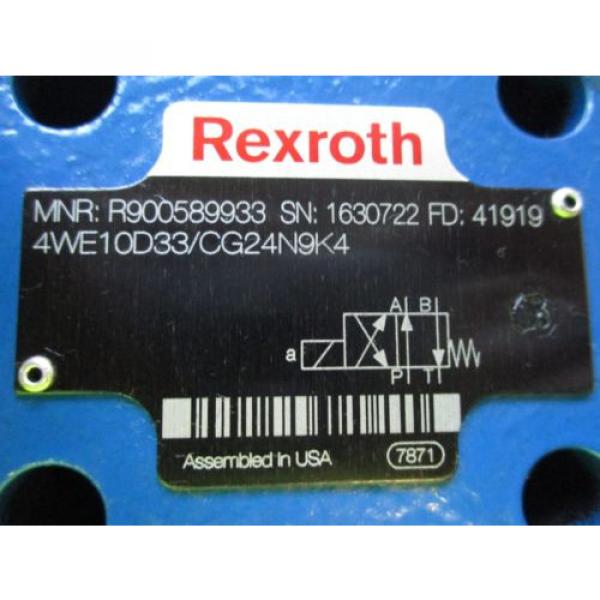 Origin REXROTH SOLENOID VALVE 4WE10D33/CG24N9K4 #2 image