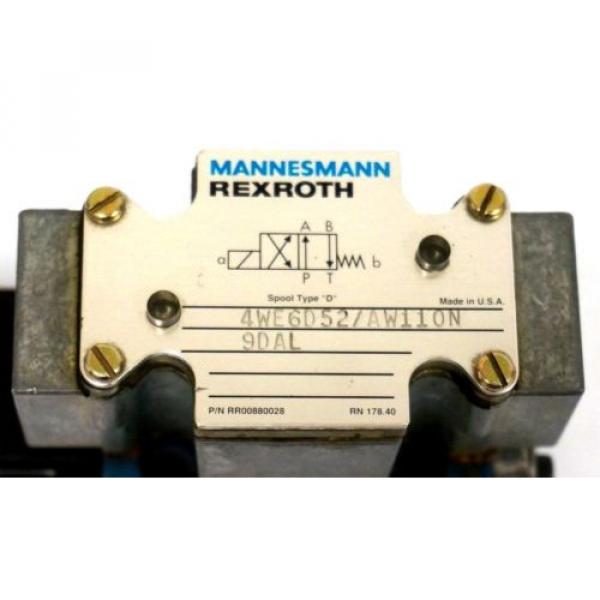 Origin REXROTH 4WE6D52/AW110N9DAL DIRECTIONAL VALVE WU35-0-A #3 image