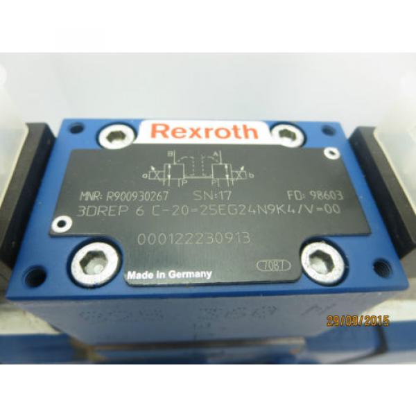 Rexroth 3DREP6C-20=25EG24N9K4/V amp; 4WRZ16E150-70 Valve Origin #4 image