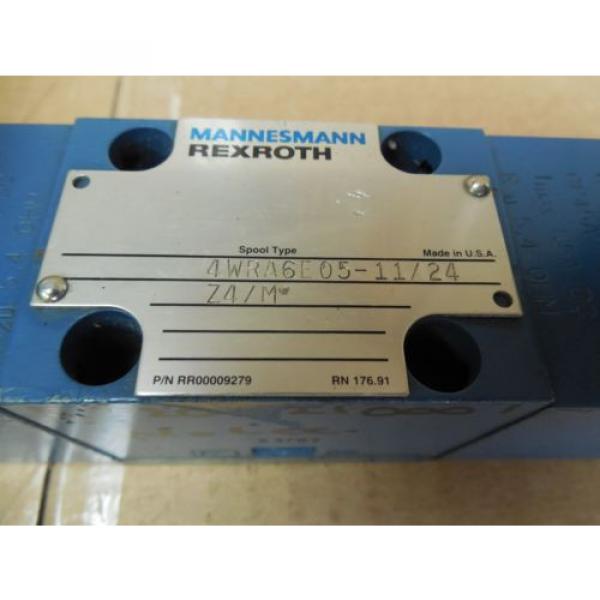 Rexroth Mannesmann Directional Valve 4WRA6E05-11/24Z4/M 4WRA6E051124Z4M origin #2 image