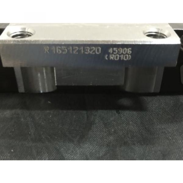 Origin REXROTH GUIDE RAIL RUNNER BLOCK BALL CARRIAG PN# R165121320 #3 image