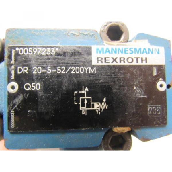 Mannesmann Rexroth DR 20-5-52/200YM Hydraulic Pressure Reducing Valve 200 Bar #8 image